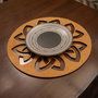 Hermia Juego de 4 Salvamanteles Lugh - Walnut